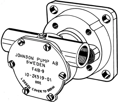 Immagine prodotto di Johnson Pump Pompa autoadescante in bronzo per acqua di raffreddamento F4b-9