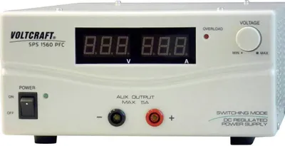Produktbild von VOLTCRAFT SPS 1560 PFC Labornetzgerät, einstellbar 1 - 15 V/DC 6 - 60 A 900 W Remote Anzahl Ausgänge 2 x