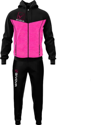 Obrázek produktu pro Givova Visa Melange Tepláková souprava Black,Pink S Man Black,Pink S