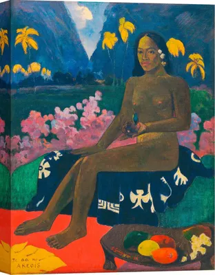 Zdjęcie produktu dla Wydruk na płótnie Gauguin - The Seed of the Areoi, 1892 - 60x40 cm
