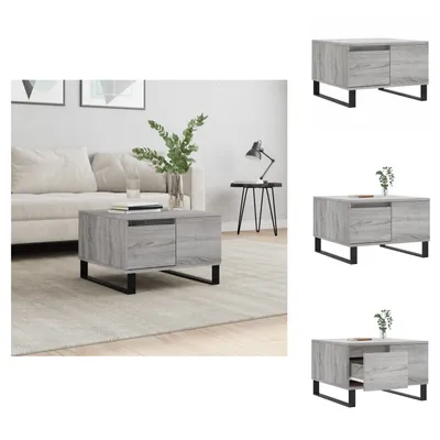 Produktbild von vidaXL Couchtisch Grau Sonoma 55x55x36,5 cm Holzwerkstoff -  Couchtische