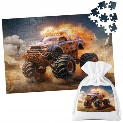 Image de Puzzle Tradycyjne - Auto Monster Truck - 252El