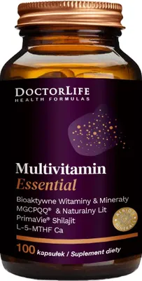 Image de Doctor Life Multivitamin Essential Bioactive vitamins & minerals, 100 gélules