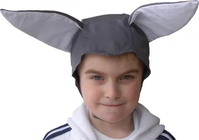 Produktbild von Kinder Mütze mit kindgerechtem Eselmotiv, 100 % Baumwolle, 3-6 Jahre