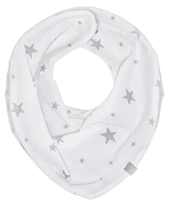 Immagine prodotto di Bavaglino Stella - 20 x 25 cm - Bianco / Grigio | by SEVIRA KIDS