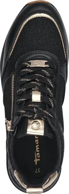 Immagine prodotto di Scarpe sportive Tamaris con suola sagomata alla moda in nero, numero 41