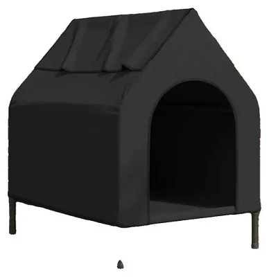 Obrázok produktu pre Prenosný domček pre domáce zvieratá, oceľový, 90 x 65 x 83 cm, vodotesný, ľahký, vhodný pre vnútorné aj vonkajšie použitie