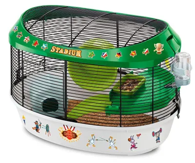 Obrázek produktu pro klec pro křečka 49,5 x 33 cm ocelová zelená 8 kusů