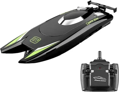 Produktbild von GoolRC 805 RC-Boote für Kinder Erwachsene 25 km / h Hochgeschwindigkeits-Rennboot 2-Kanal-Fernbedienungsboote für Pools Rennboot