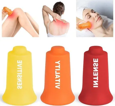 Immagine prodotto di Massaggiatore in silicone in 3 pezzi per alleviare il dolore e rilassare i muscoli