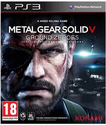 Zdjęcie produktu dla Konami Metal Gear Solid V : Ground Zeroes, PlayStation 3, od 17 lat, Nośnik fizyczny