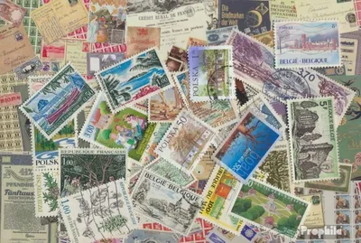Produktbild von Briefmarken Motive 25 verschiedene Bäume Marken