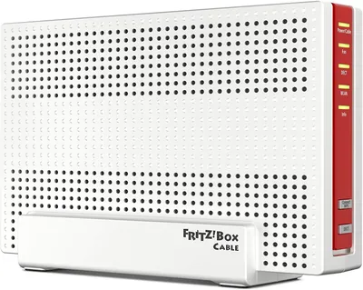 Produktbild von 20002781  AVM FRITZ BOX 6590 CABLE DE * FH WLAN-Router Dual-Band (2,4 GHz/5 GHz) Gigabit Ethernet Weiß