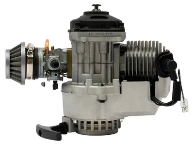 Obrázok produktu pre Motor, 49 cm³, dvojtaktný, štartovanie ťahaním, čierna farba
