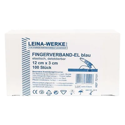 Produktbild von Fingerverband elastisch 12x3cm detektierbar (100 Stk.)