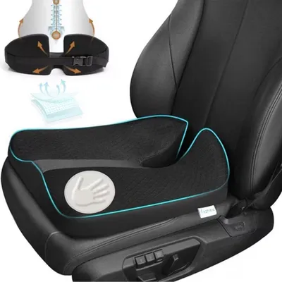 Immagine prodotto di Cuscino ergonomico per sedile auto – Cuscino di sostegno in memory foam per lunghi viaggi
