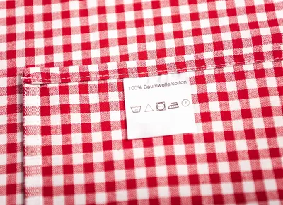 Produktbild von Landhaus Tischwäsche 5 mm Karo Baumwolle rot-weiß kariert, 30 x 140 cm