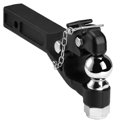 Obrázek produktu pro Tažné zařízení VEVOR 9 T pro hák 50,8 mm, 2-5/16 palce, pro 63,5 až 76,2 mm pojistný kroužek, délka 397 mm, černě práškově lakovaný