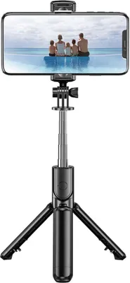 Image de Selfie Stick Bluetooth Noir + Mini tripod