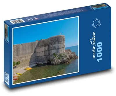 Produktbild von Puzzle 1000 Kroatien - Dubrovnik, Mittelmeer - martinpuzzle