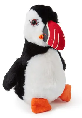 Produktbild von Zappi Co Papageientaucher Plüschtier (22 cm Länge) - Entzückendes und weiches Vogel-Plüsch für Kinder, ideal für Spielzeit und Kuscheln