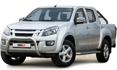 Produktbild von Frontbügel Frontschutzbügel für Isuzu D-Max 2012-2019 mit ABE Silber Rammschutz