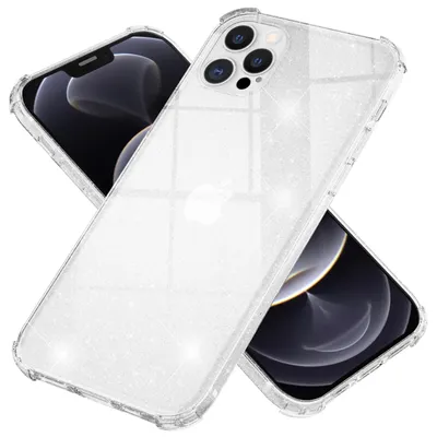 Obrázok produktu pre NALIA trblietavé puzdro na mobilný telefón pre iPhone 12 Pro Max, ochranný kryt na telefón