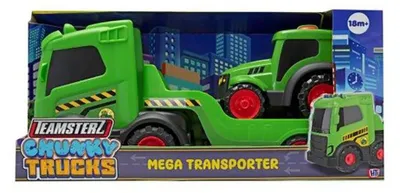 Immagine prodotto di Teamsterz Chunky Farm Mega Transporter Trattore Verde  Bambini Verde Taglia unica