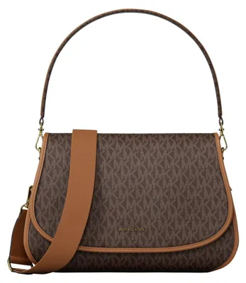 Immagine prodotto di Michael Kors, borsa a tracolla convertibile "Holmes", color marrone, con logo