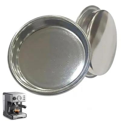 Obrázek produktu pro Sítko na kávu z nerezové oceli, průměr 53 mm, 2 kusy, pro espresso stroje