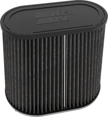 Produktbild von K&N Filters RU-3136HBK Oval Sportluftfilter 191mm Höhe Ø76mm Flansch