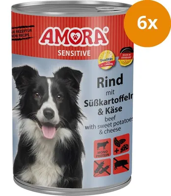 Obrázok produktu pre Amora 4028802250665, Dospelý, Hovädzie mäso, Syr, Sladký zemiak, 400 g