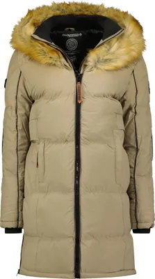 Produktbild von Geographical Norway Damen Steppjacke Winterjacke G-Blustery, Beige, Größe XL