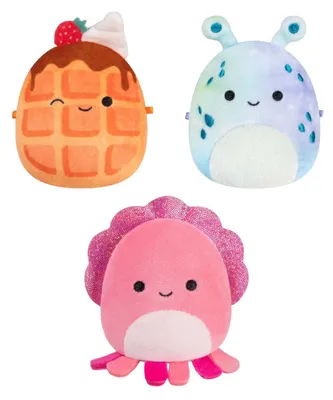 Image de Squishmallows Knuffel Pluche - Micromallows Auggie, Weaver, Zinx - 3dlg.