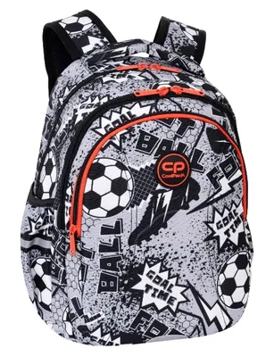 Zdjęcie produktu dla CoolPack Joy S Plecak Młodzieżowy 3-komorowy Grey Ball piłka