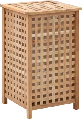 Obrázek produktu pro Koš na prádlo 39 x 39 x 65 cm masivní ořechové dřevo