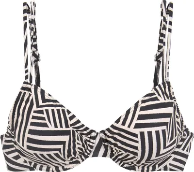 Produktbild von LASCANA Bügel-Bikini-Top Cleo schwarz-creme Größe 40 Cup B