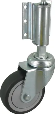 Produktbild von Apparaterollen Leiterrolle Ø75mm TPE Gummi Anschraubplatte