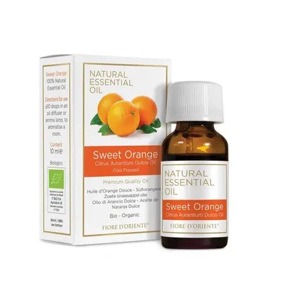 Obrázek produktu pro Fiore D'oriente Esenciální olej Sladký pomeranč organický – sada 2 ks – 10 ml
