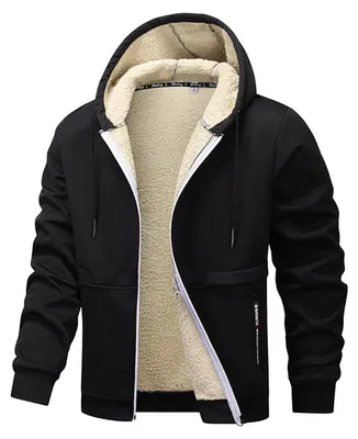 Immagine prodotto di Giacca termica in pile, calda, con cappuccio, ideale per l'outdoor