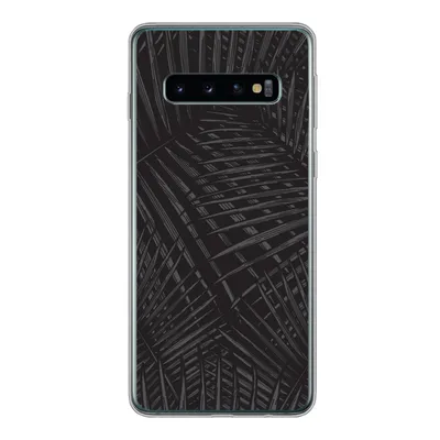Produktbild von MuchoWow® Handyhülle Schutzhülle Hülle für Samsung Galaxy S10 Modern - Pflanzen - Tropisch Silikon Softcase Handy Hülle - Handytasche