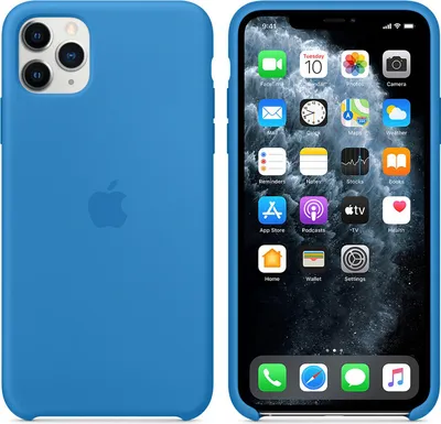 Image de Apple Silicone Backcover pour Apple iPhone 11 Pro Max - Surf Blue