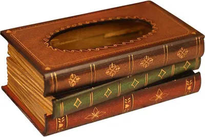 Produktbild von Kosmetiktücherbox aus Holz 10,2 cm H x 25,4 cm L x 14 cm W Taschentuchspender für handelsübliche Taschentücher aus natur Holz