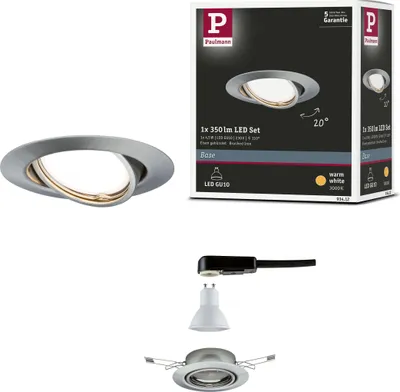 Image de Luminaire LED encastré Base Paulmann Luminaire individuel orientable