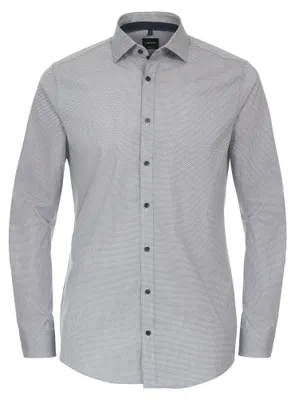 Produktbild von Venti - Body Fit - Herren Langarm Hemd (134024600), Größe:41, Farbe:Braun (200)