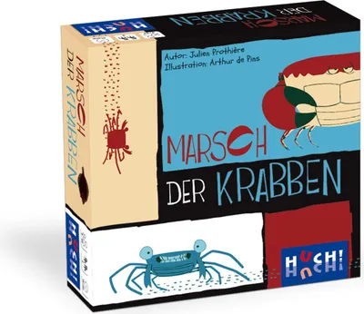 Produktbild von Marsch der Krabben – Brettspiel mit zehn weiteren Abenteuern, Krabben laufen nur geradeaus