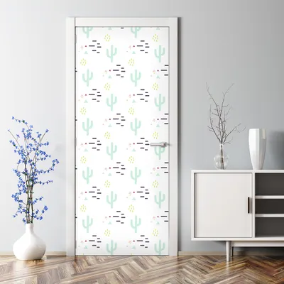 Produktbild von Dekorative Tür Wandaufkleber Wandtattoo selbstklebend dekoration Hirsch Waldtiere 70 x 200 cm