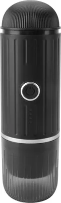 Obrázek produktu pro Přenosný kávovar Samohřící Automatická extrakce malý USB -elektrický kávovar pro kempování v autě -cestování -RV -turistiku -bro Černá barva