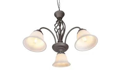 Image de Lustre RUSTICA 3xE14 40W brun antique