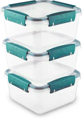 Obrázok produktu pre Sady vzduchotesných nádob, 3 x 1,2 l, plast bez obsahu BPA, nádoby Tupperware, -40 až +100 stupňov, magnetronový držiak na servítky, mraziace nádoby, vhodné do umývačky riadu
